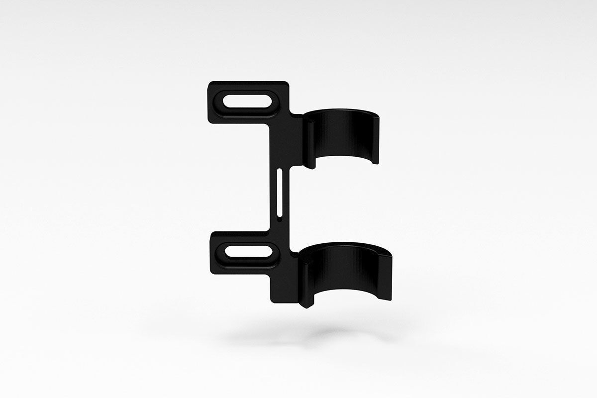 Bicycle air pump clip holder 3D model 3D printable CGTrader