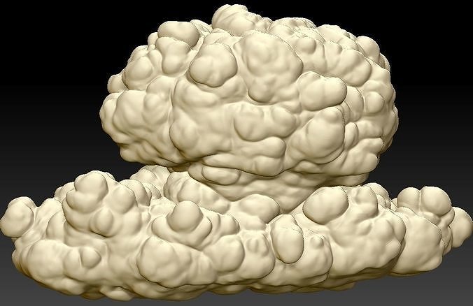 6 STORM CLOUDS FOR PRINTING 3D model 3D printable | CGTrader