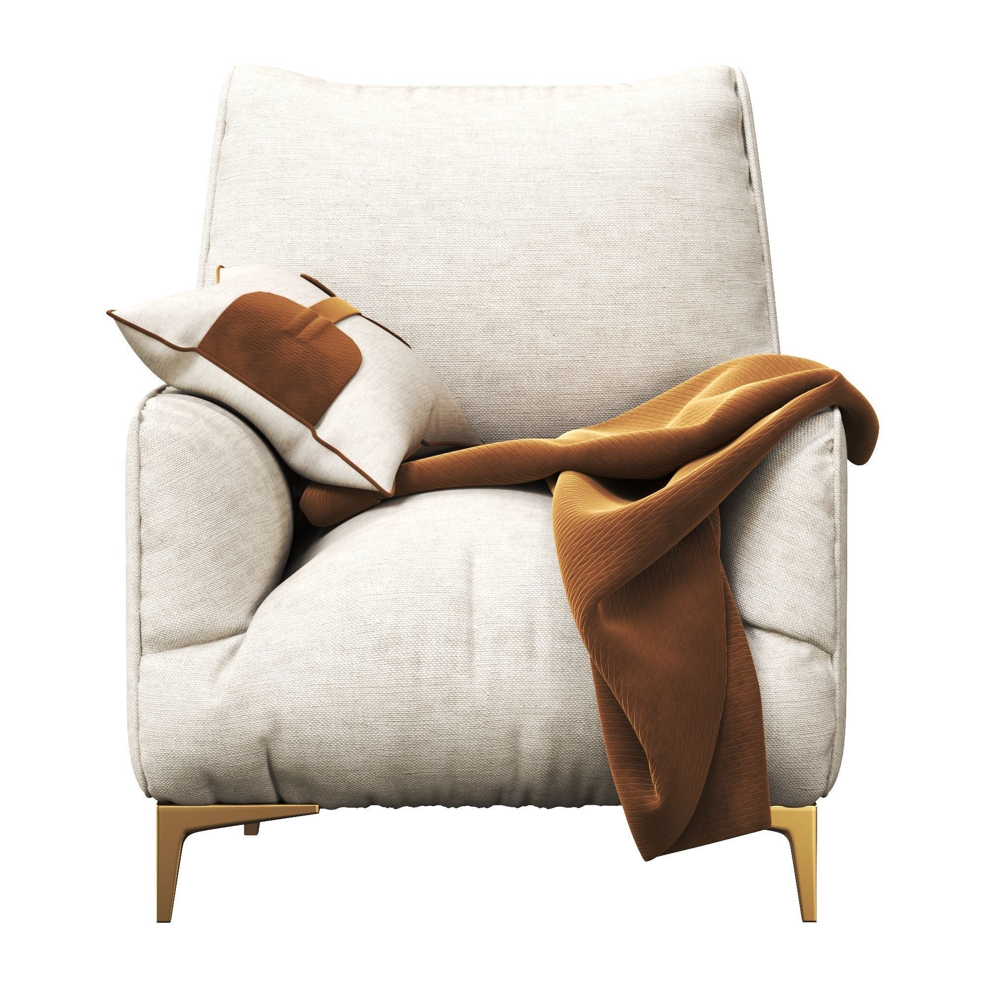 Natuzzi Dolly Armchair 3D model CGTrader