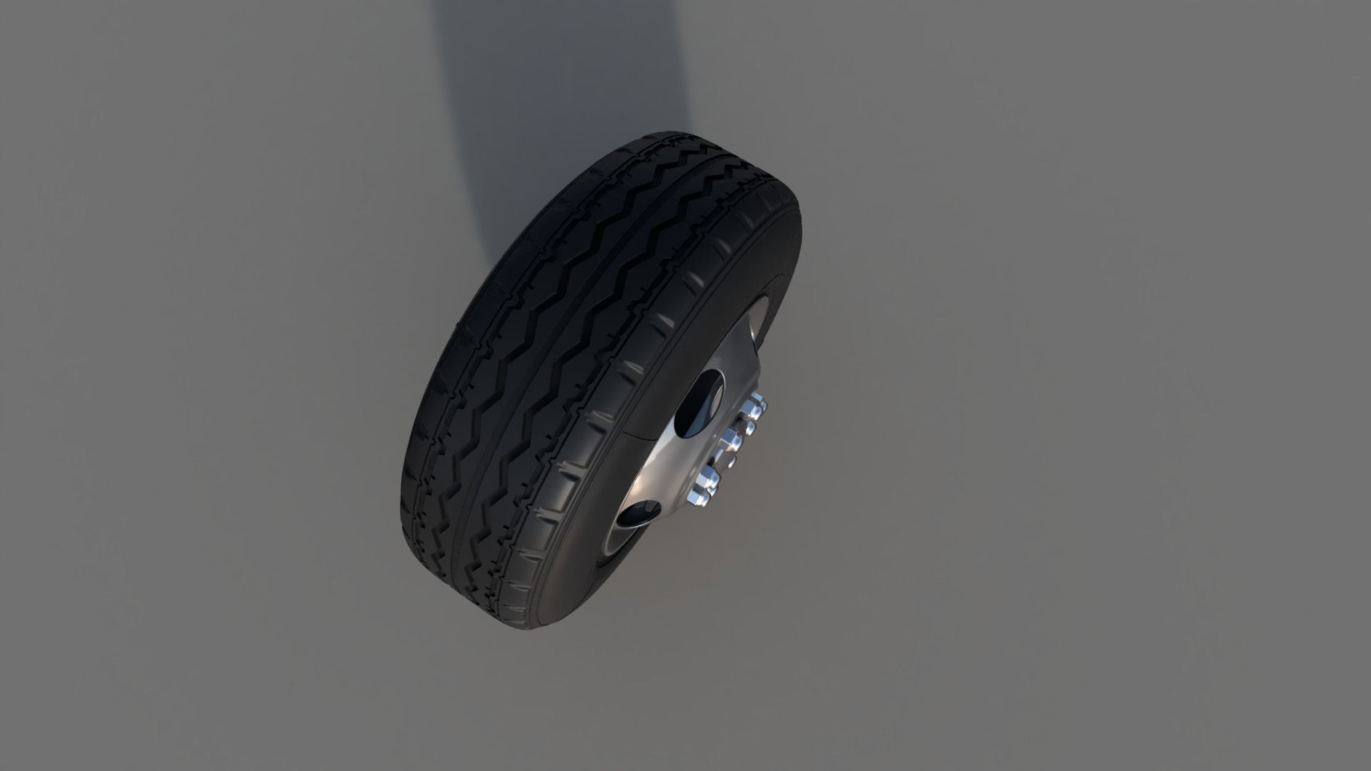 Heavy truck front wheel free 3D model 3D printable CGTrader
