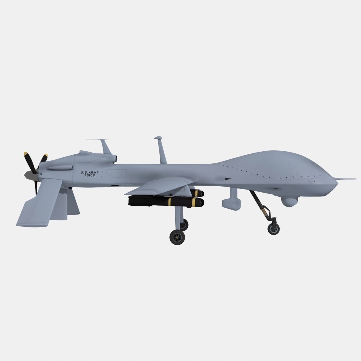 MQ1C Grey Eagle 3D model CGTrader
