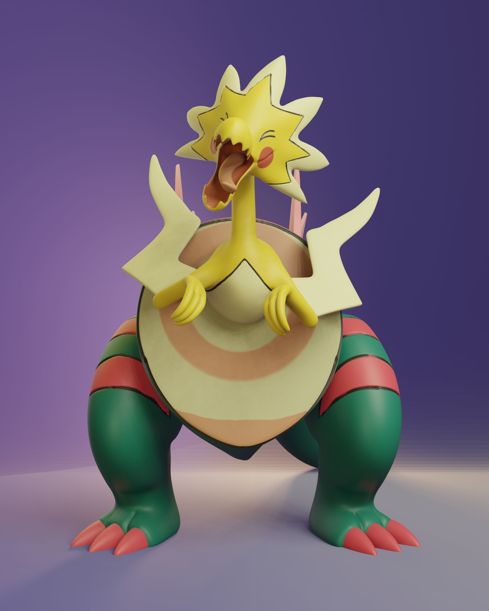Pokemon Dracozolt Dracovish Arctovish and Arctozolt 3D model 3D