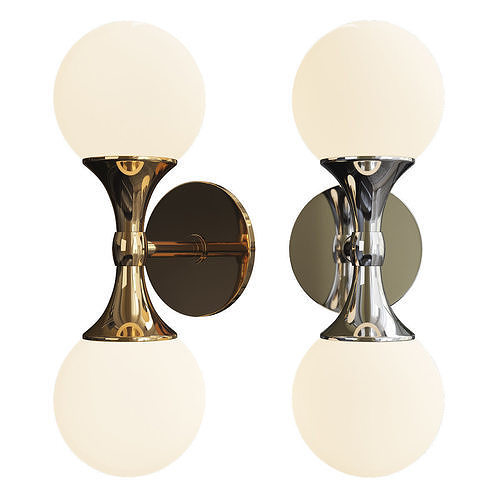 3D model Hudson Valley Astoria Wall Sconce VR / AR / lowpoly CGTrader