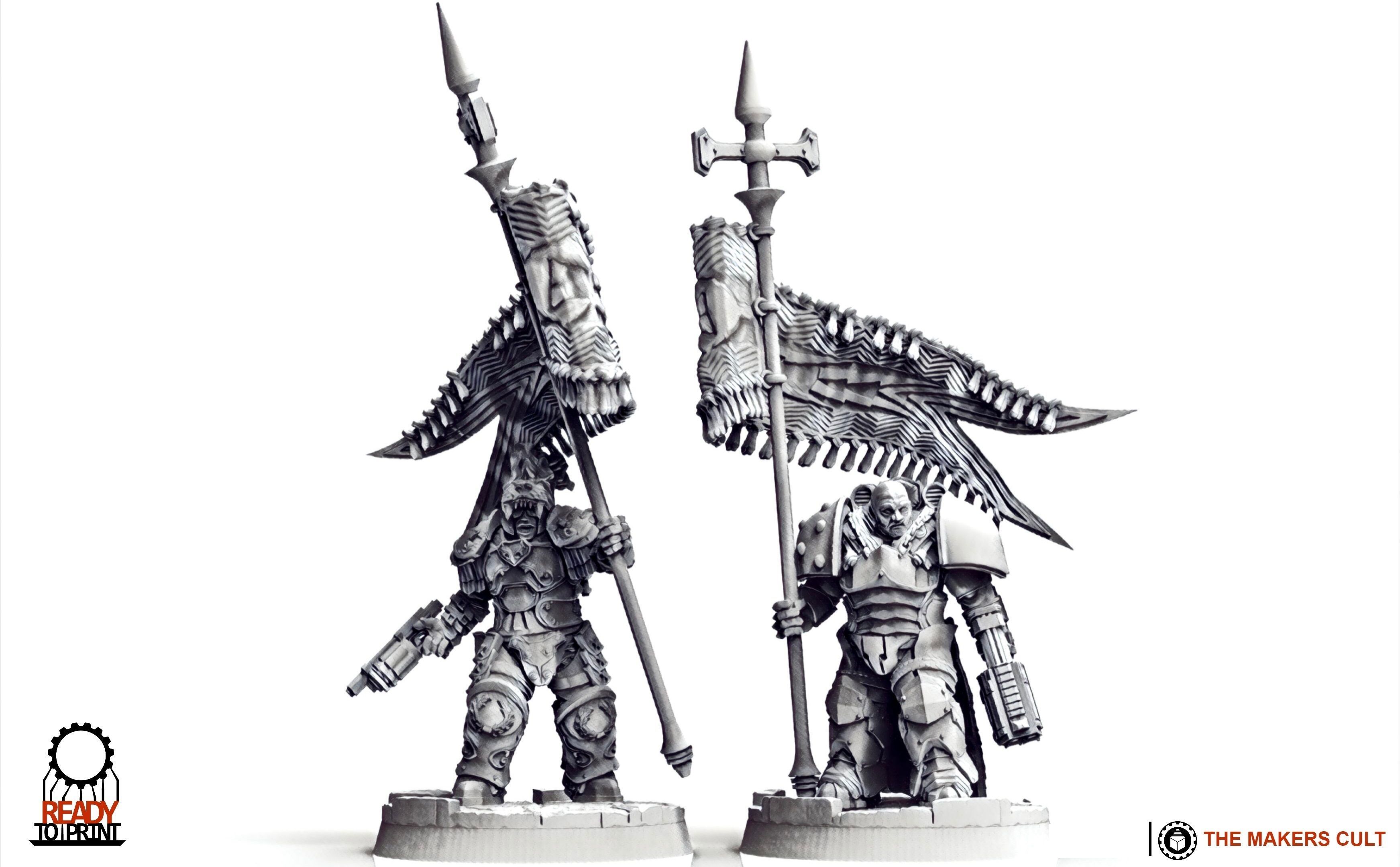 Tempest Legion Heralds 3D model 3D printable CGTrader