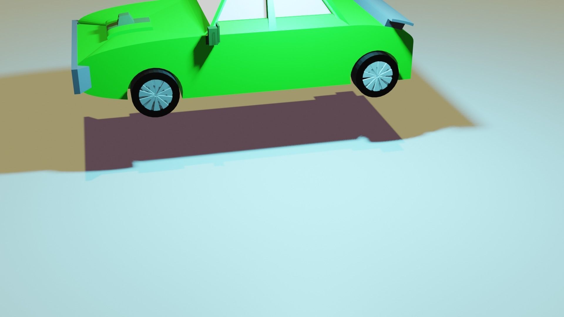 3D model Low Poly Cars made with blender VR / AR / lowpoly CGTrader