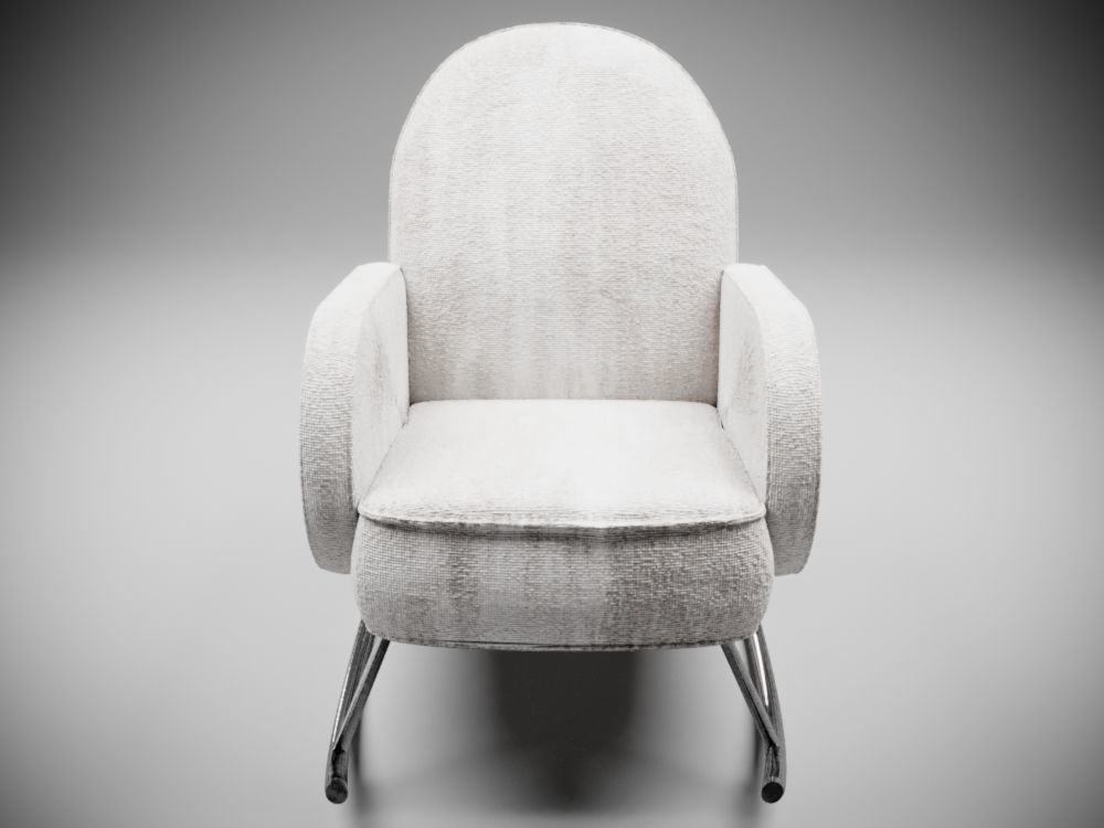 Compass Rocker Nursery Works Chair 3D model CGTrader