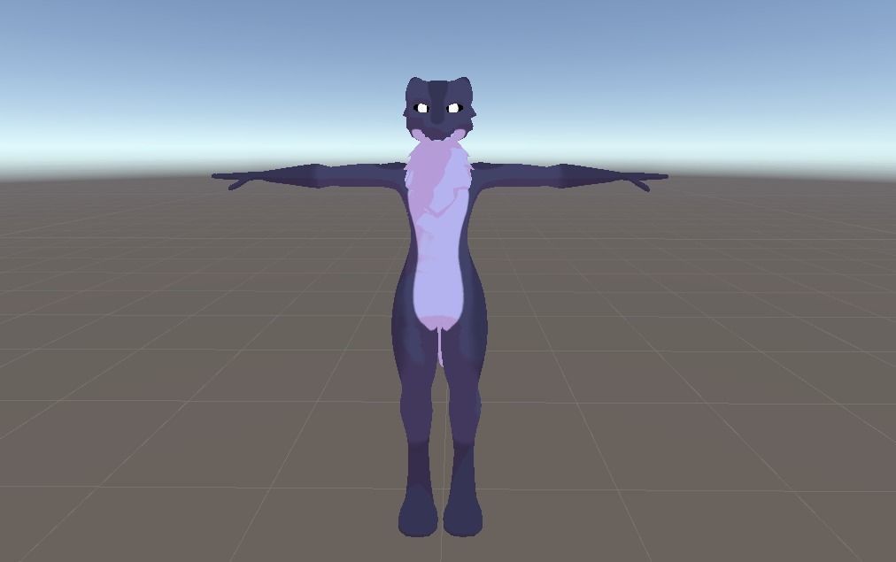 Poly 2d Furry Model 3D model Furry Kobold VRC Ready VR / AR / low-poly | CGTrader