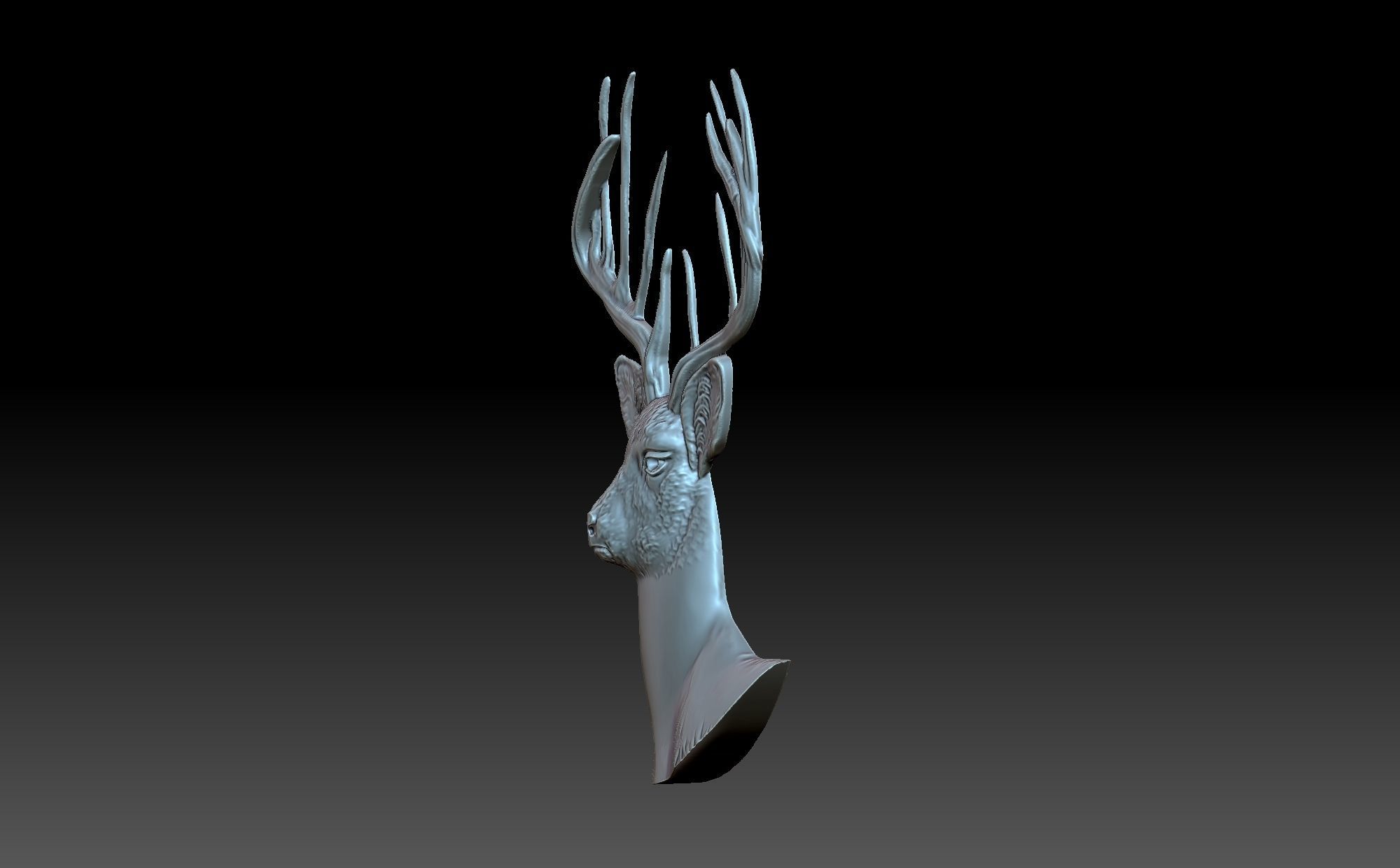 Deer head 3D model 3D printable | CGTrader