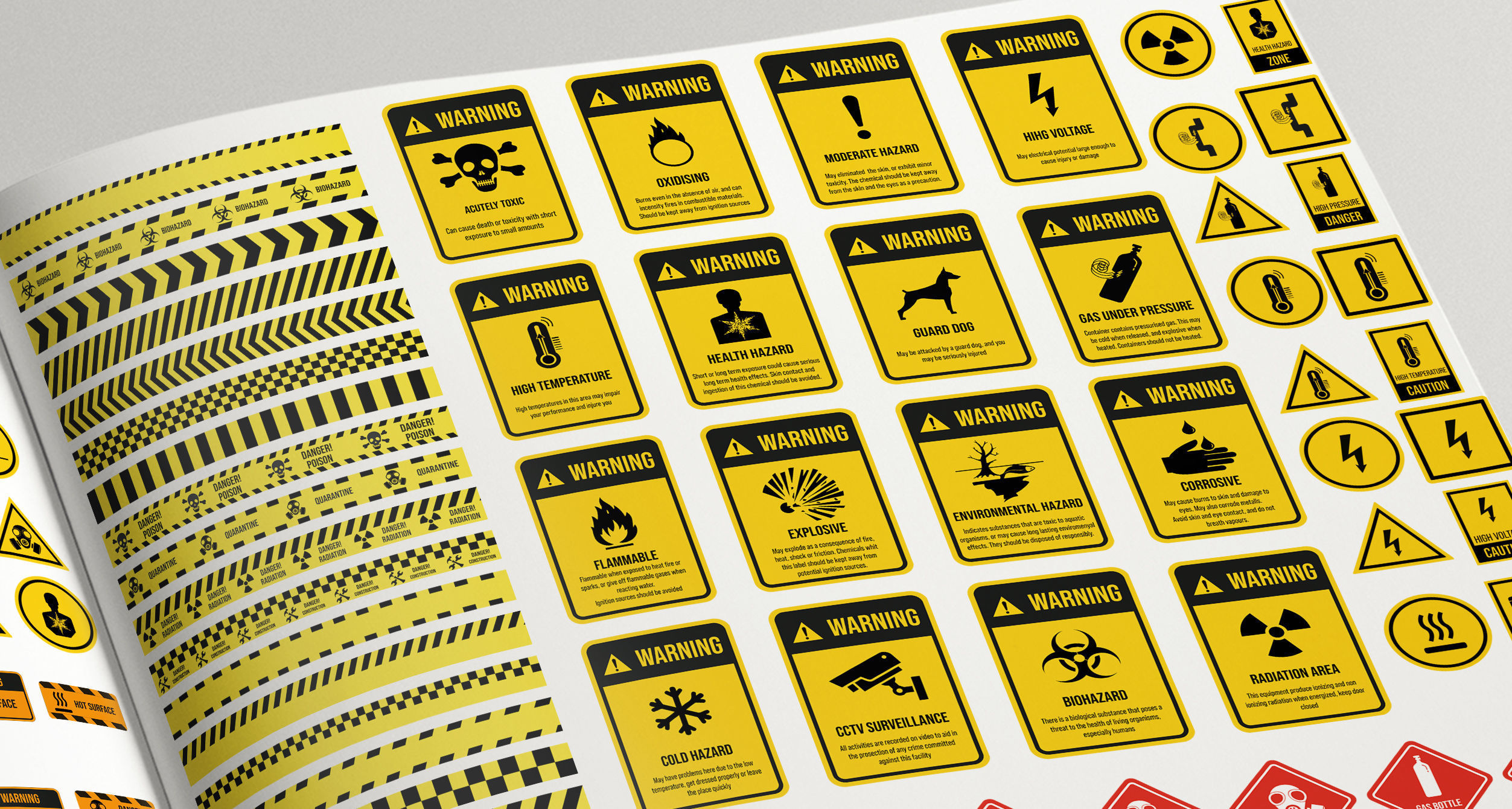 Industrial Sign Decal Texture CGTrader