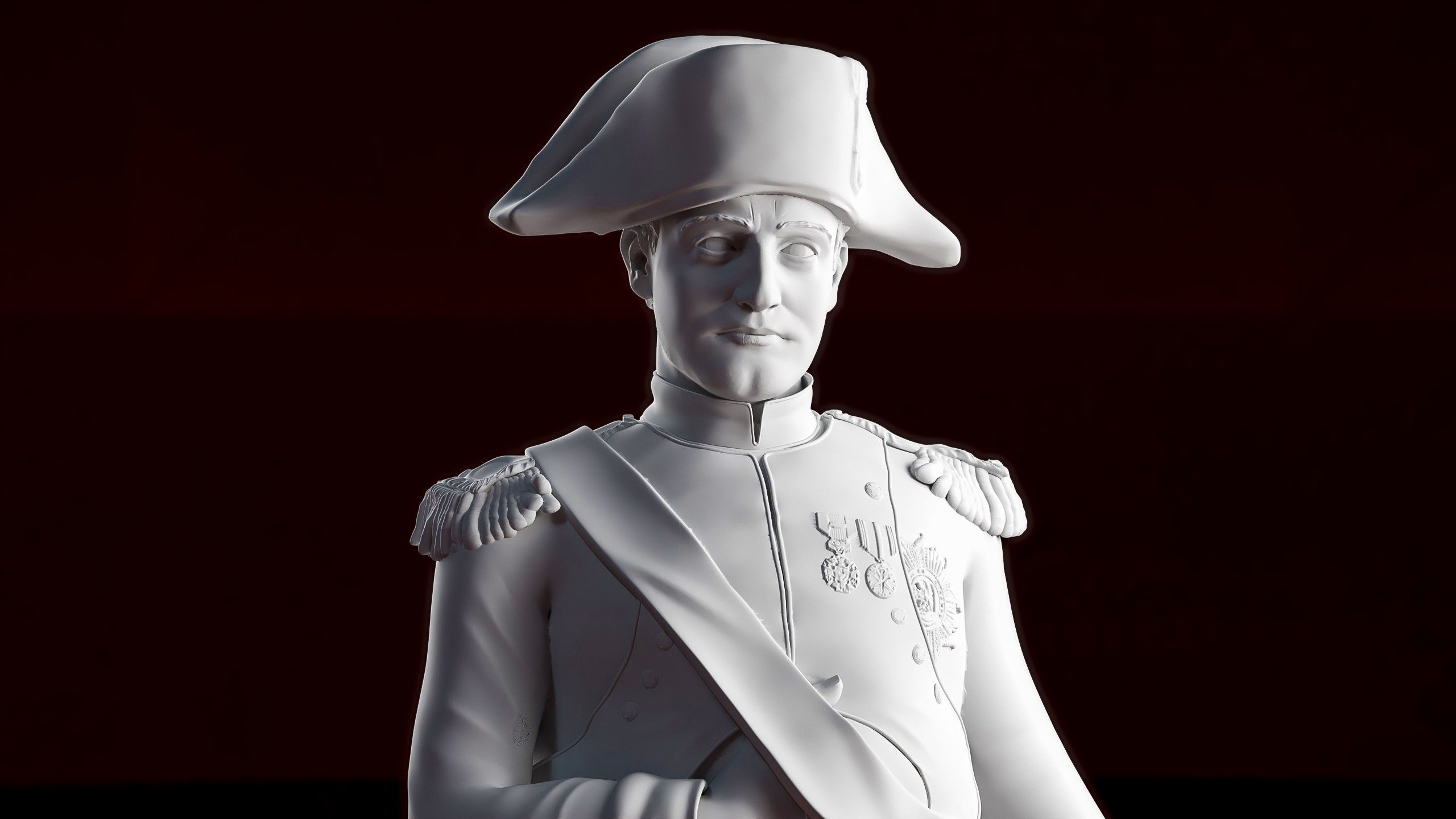 napoleon bonaparte 3D model 3D printable CGTrader
