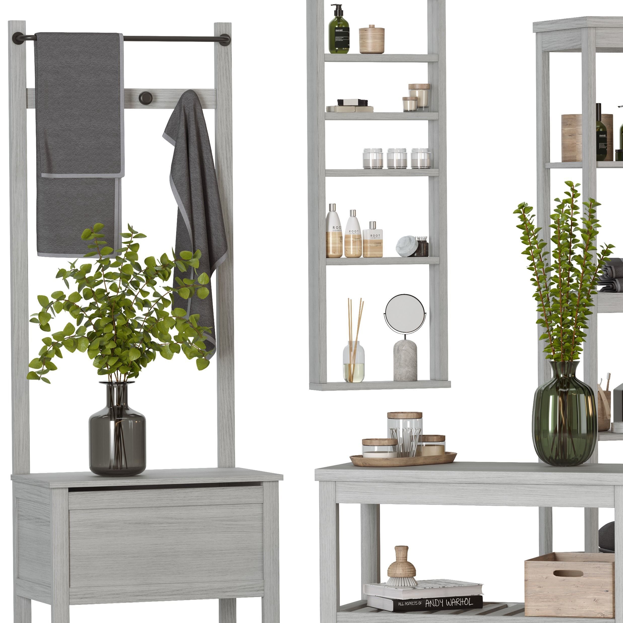 IKEA HEMNES set 3D model CGTrader