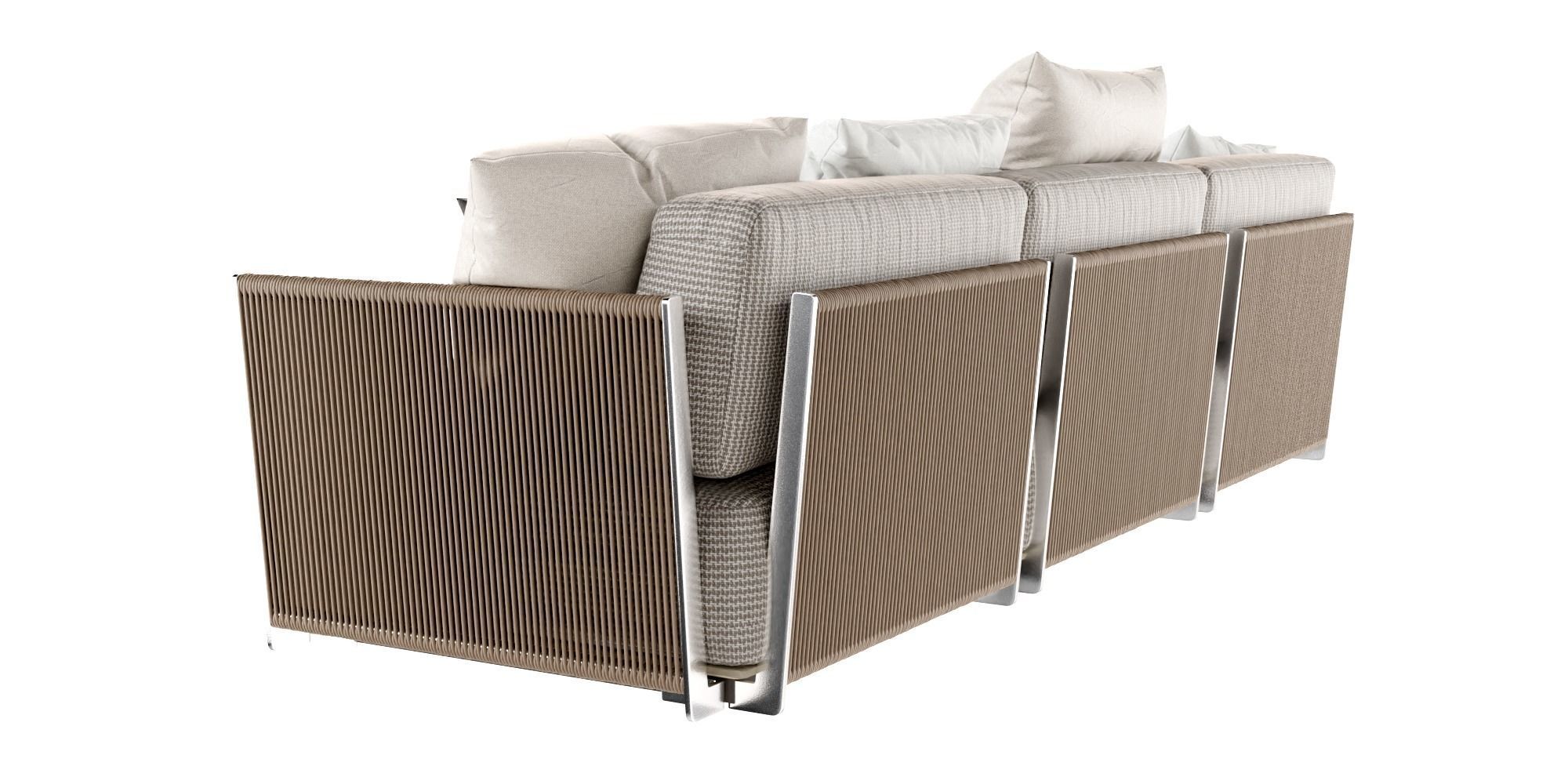 Vulcano Outdoor Sofa By Flexform 3D model CGTrader