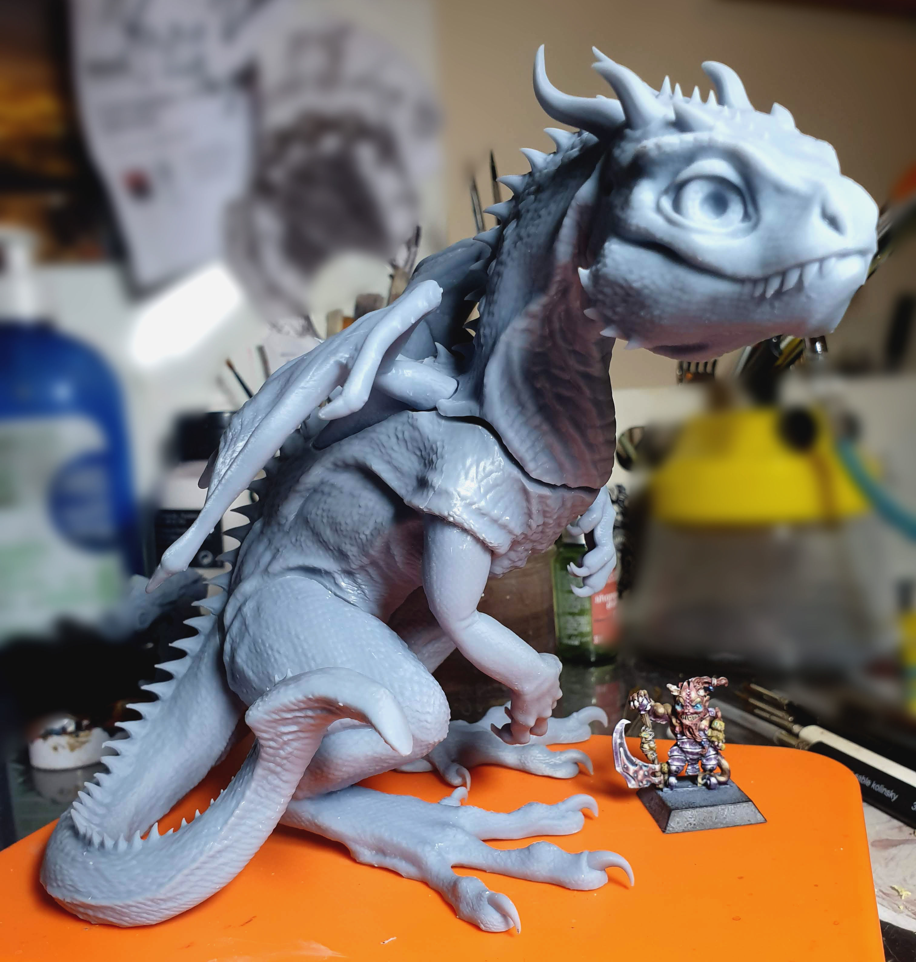 spiky dragon 3D model 3D printable | CGTrader