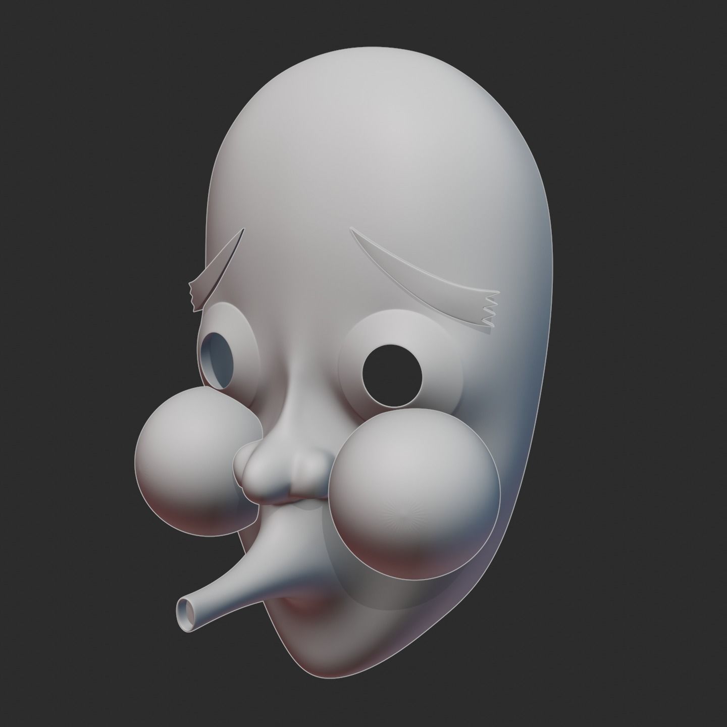 Haganezuka Demon Slayer Mask 3D model 3D printable CGTrader