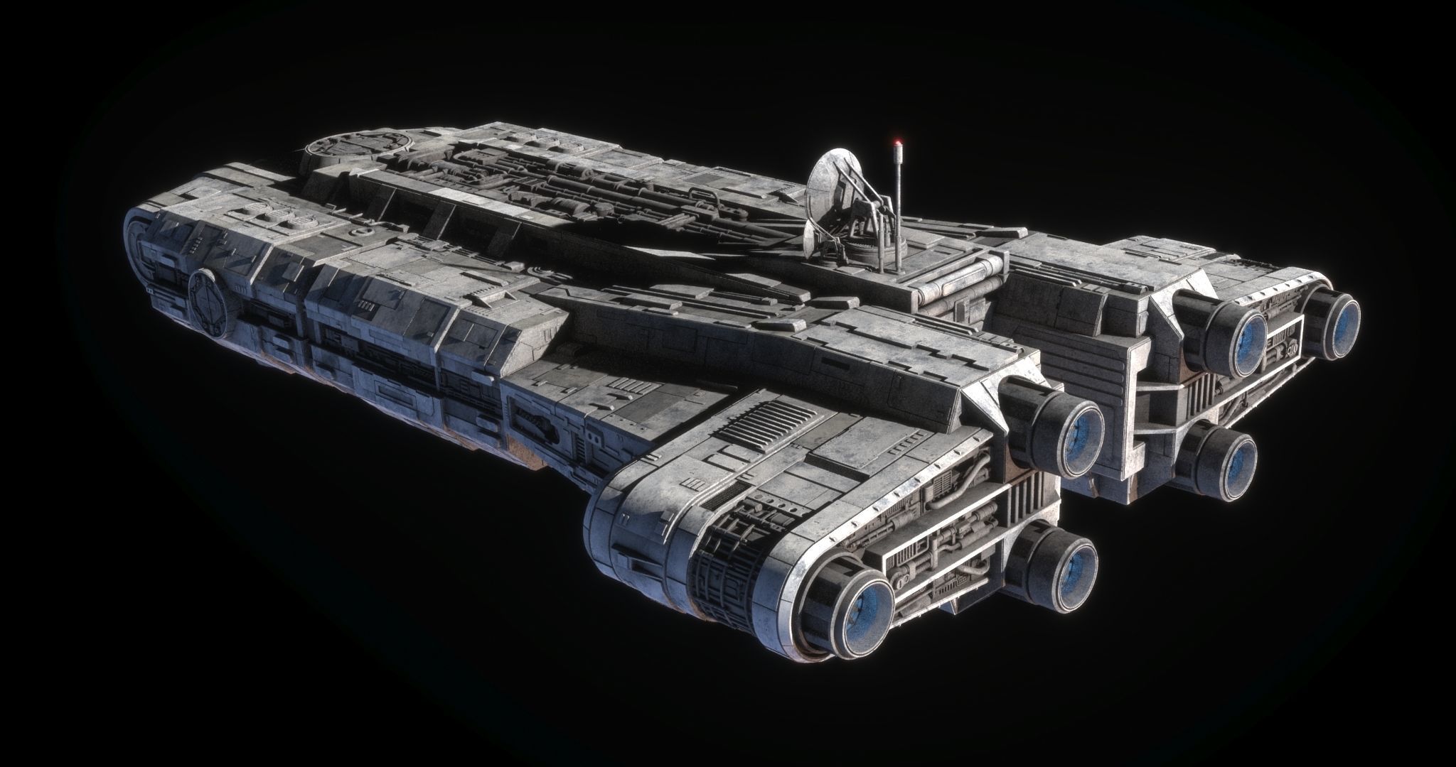 Roken rebel ship - Star Wars Kenobi 3D model rigged | CGTrader