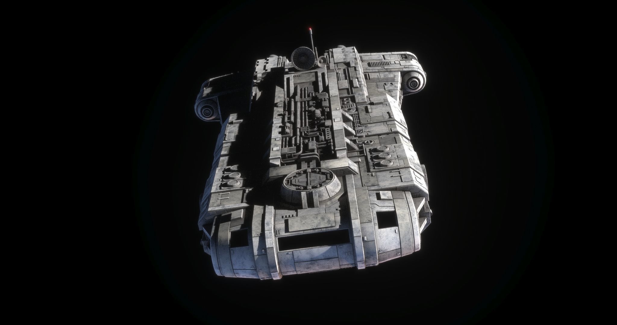 Roken rebel ship - Star Wars Kenobi 3D model rigged | CGTrader