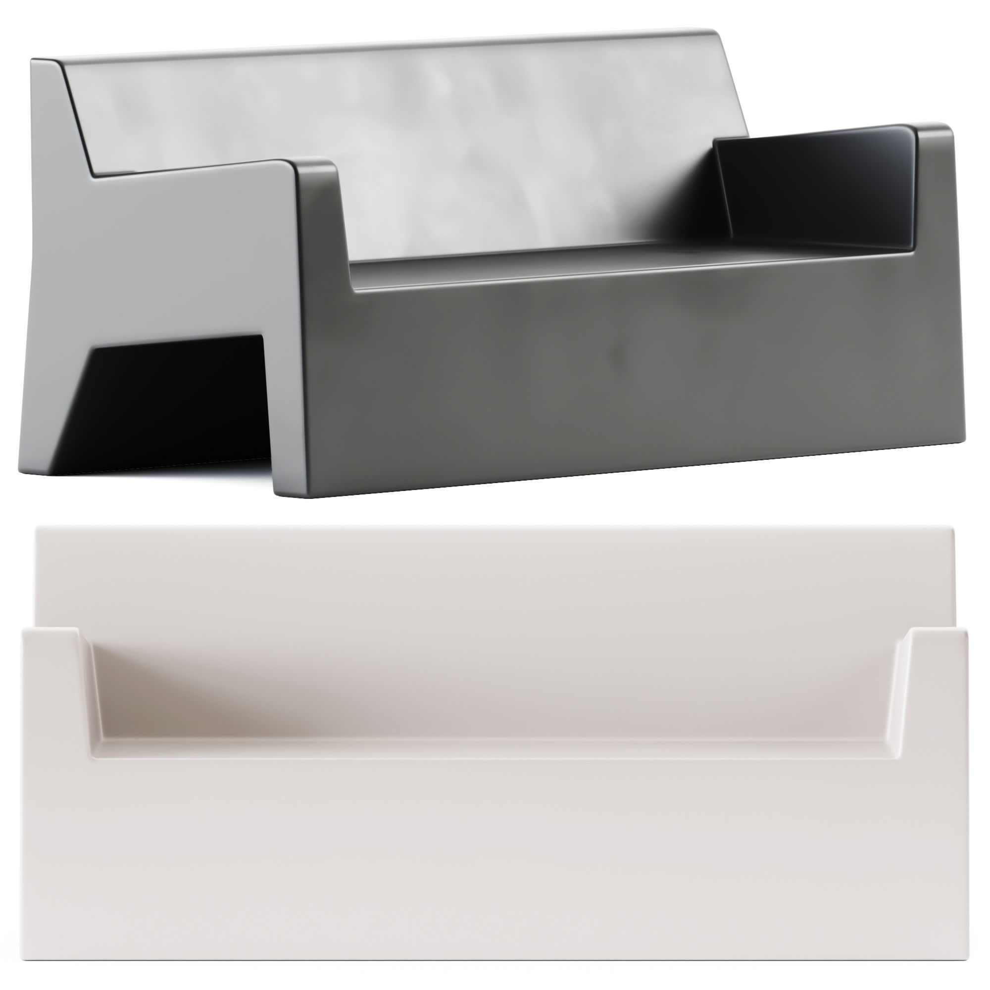 Jut Sofa by Studio Vondom 3D model CGTrader