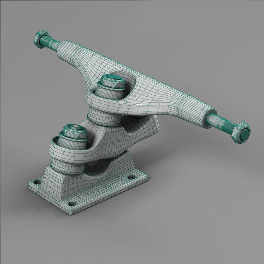 Sidewinder Skateboard Truck 3D model CGTrader