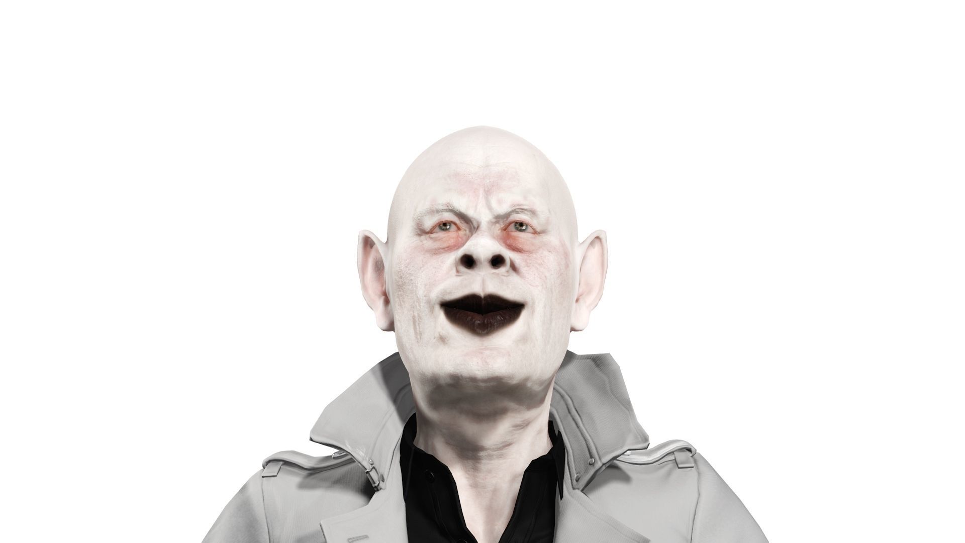 3D model White Vampire Creature VR / AR / lowpoly CGTrader