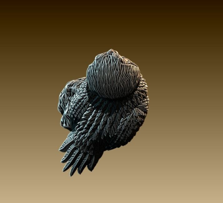 Barn Owl 3D model 3D printable | CGTrader