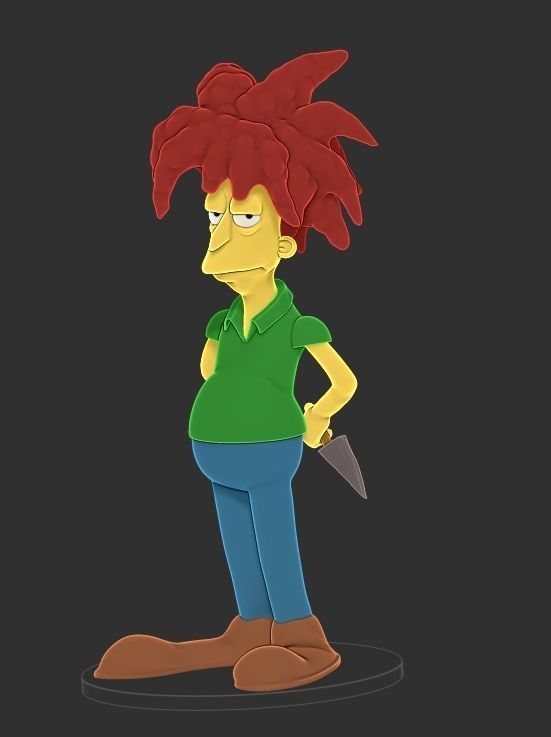 sideshow bob patino simpson series 3D model 3D printable | CGTrader