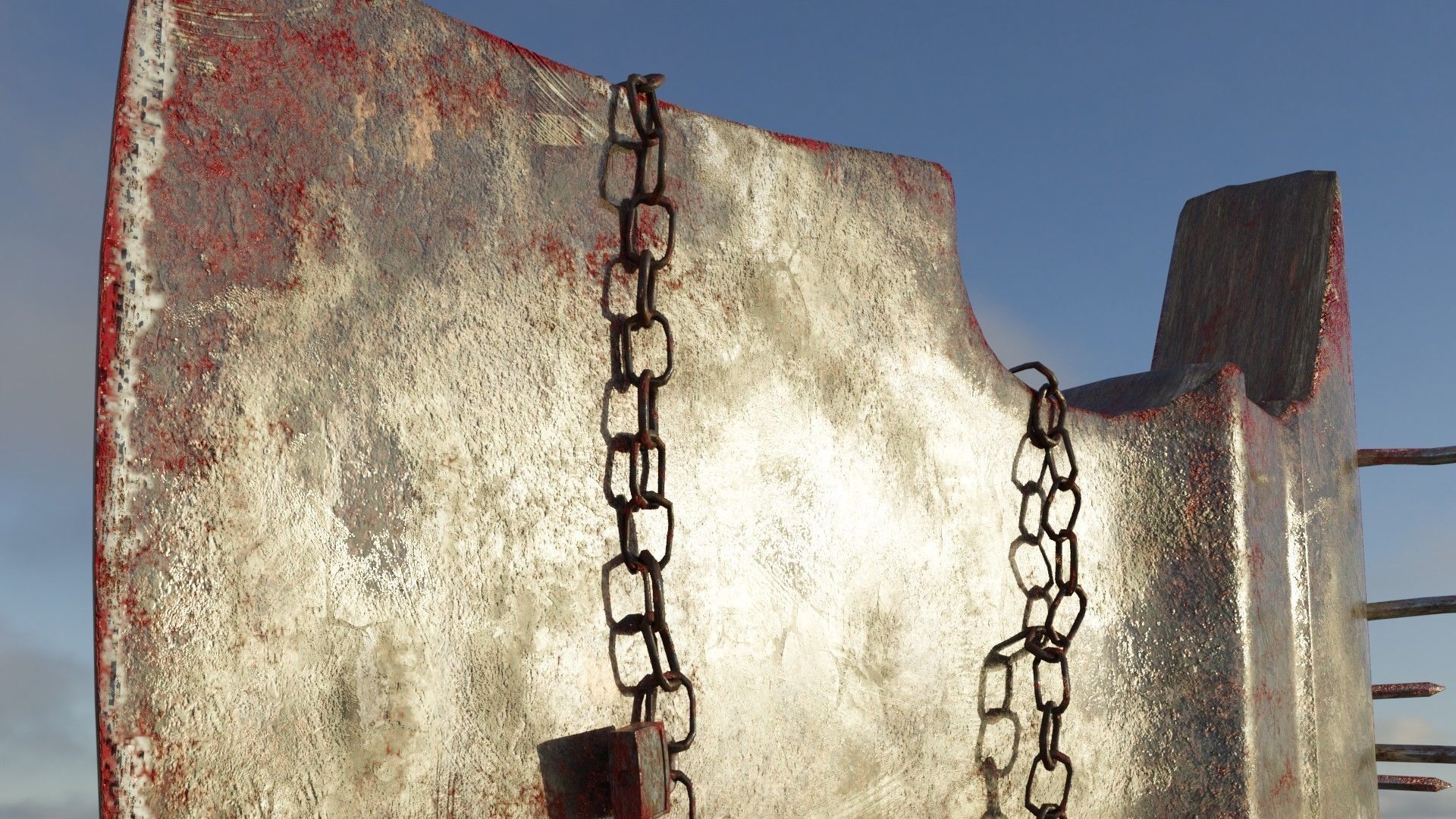 Bloody Executioners Axe 3D model CGTrader