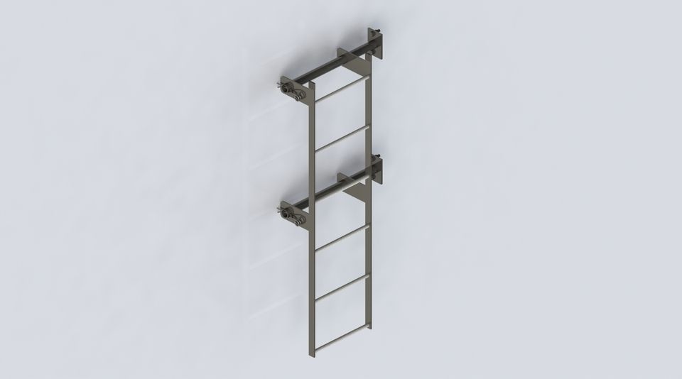 Ladders 6 steps free 3D model CGTrader