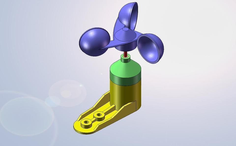 3D model Anemometer CGTrader