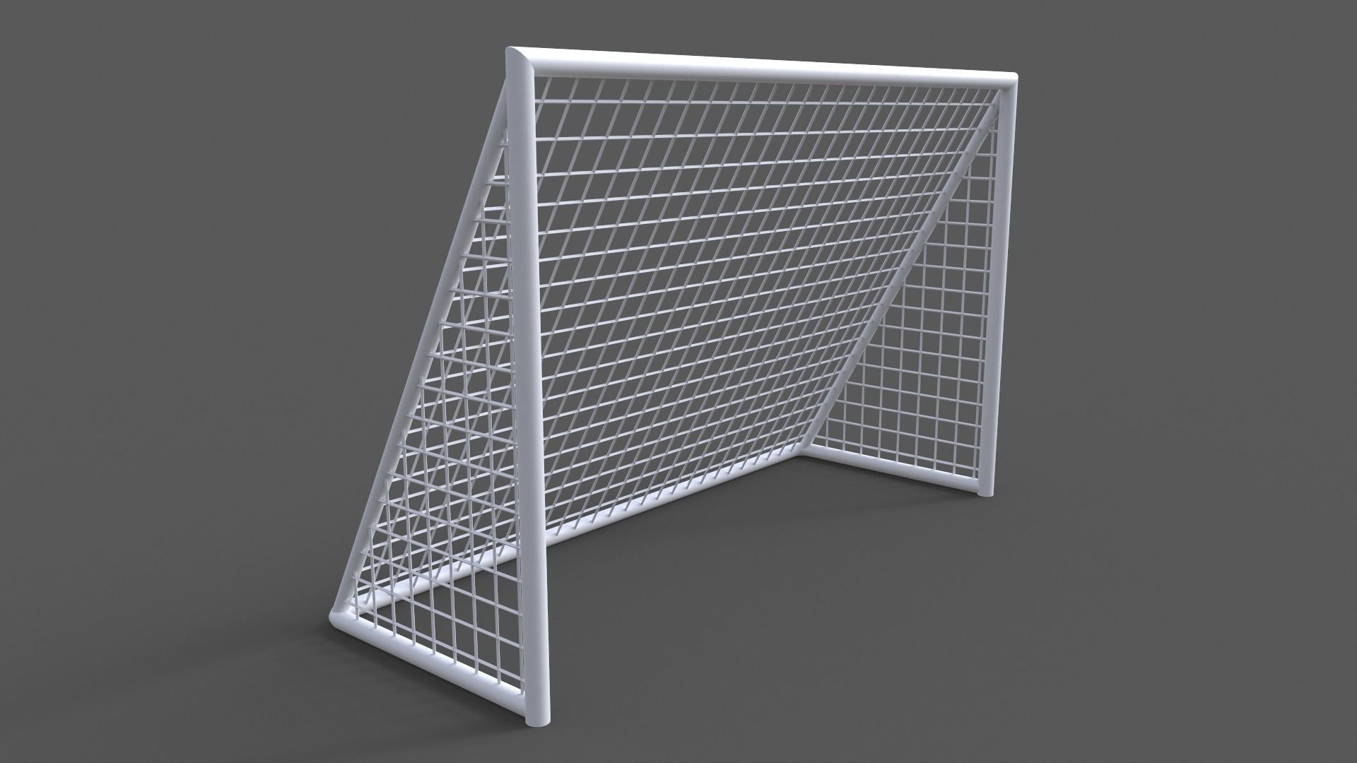 3D model PBR Soccer Football Goal Post F VR / AR / lowpoly CGTrader