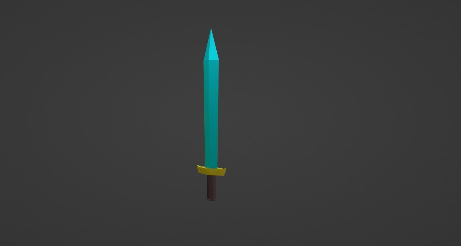 Technoblade sword 3D model CGTrader