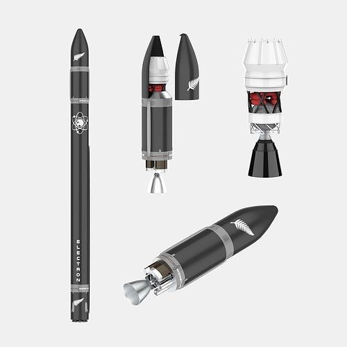 3D model Electron Rocket Lab VR / AR / lowpoly CGTrader