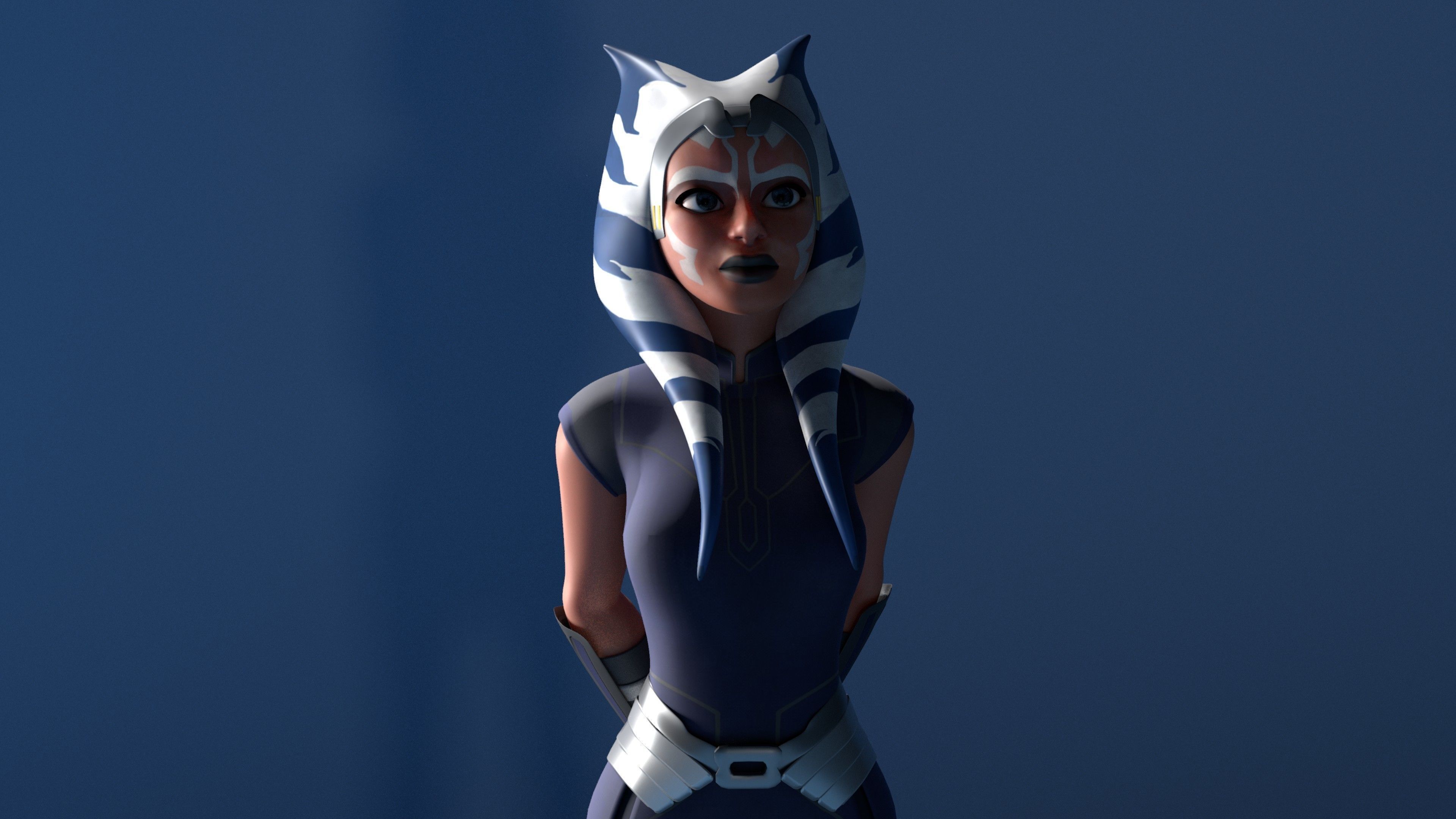 Ahsoka Tano 3D model rigged CGTrader