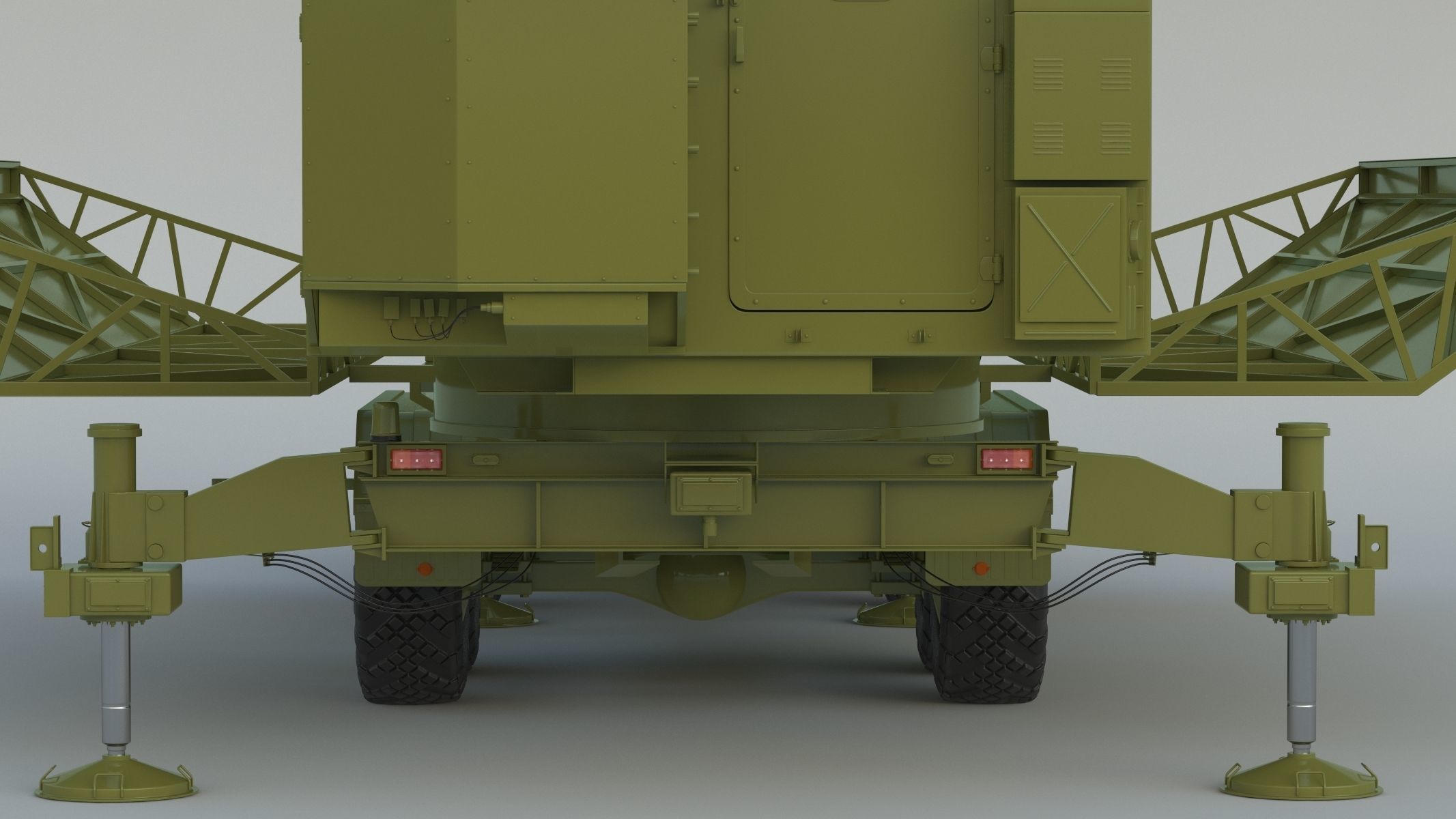 55Zh6ME Nebo M RLMDE LBand Radar System 3D model CGTrader