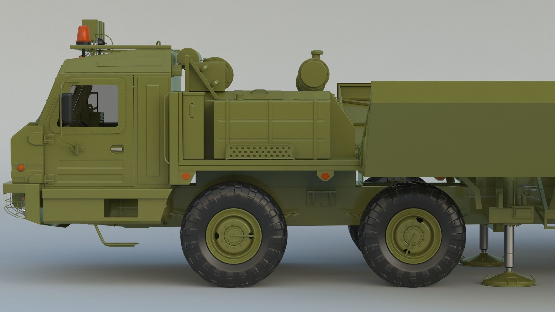 55Zh6ME Nebo M RLMS LBand Radar System 3D model CGTrader