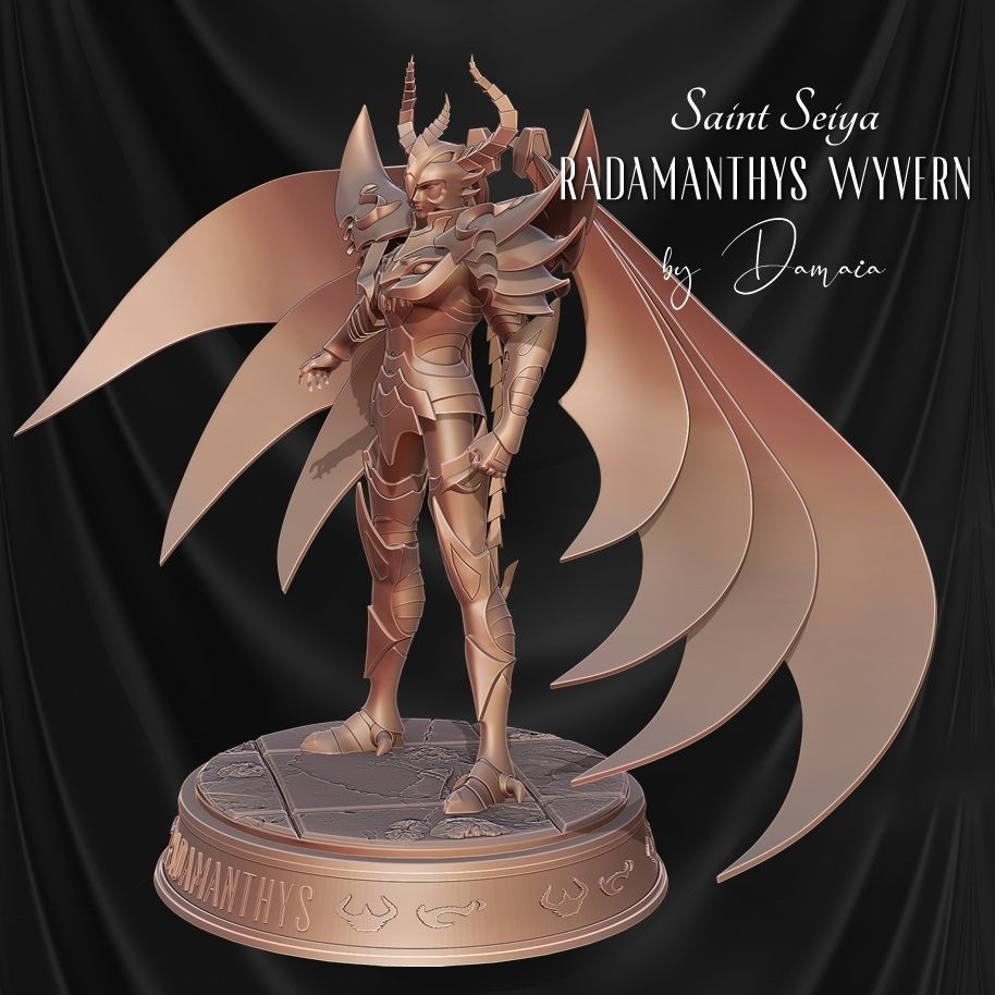 Saint Seiya - Radamanthys Wyvern 3D model 3D printable | CGTrader