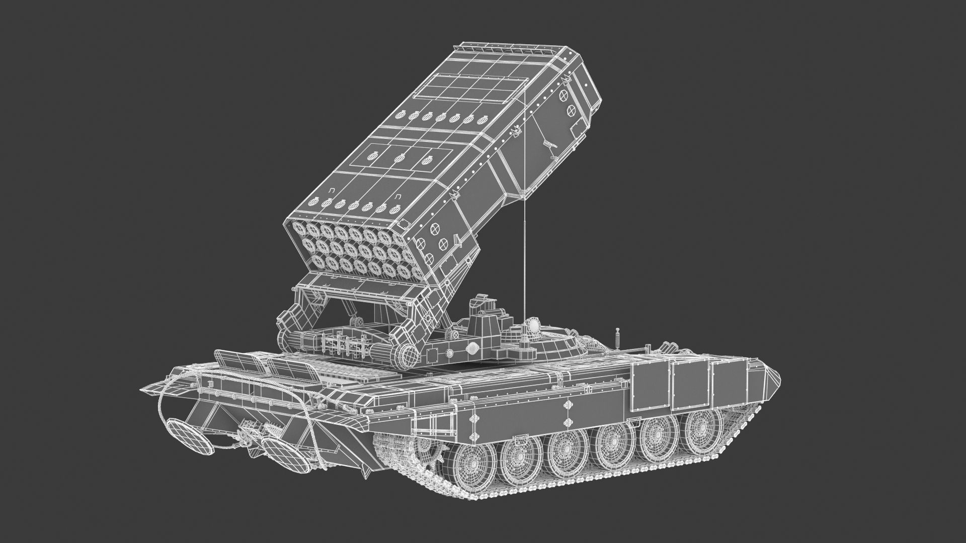 TOS-1 Multiple Rocket Launcher 3D model | CGTrader