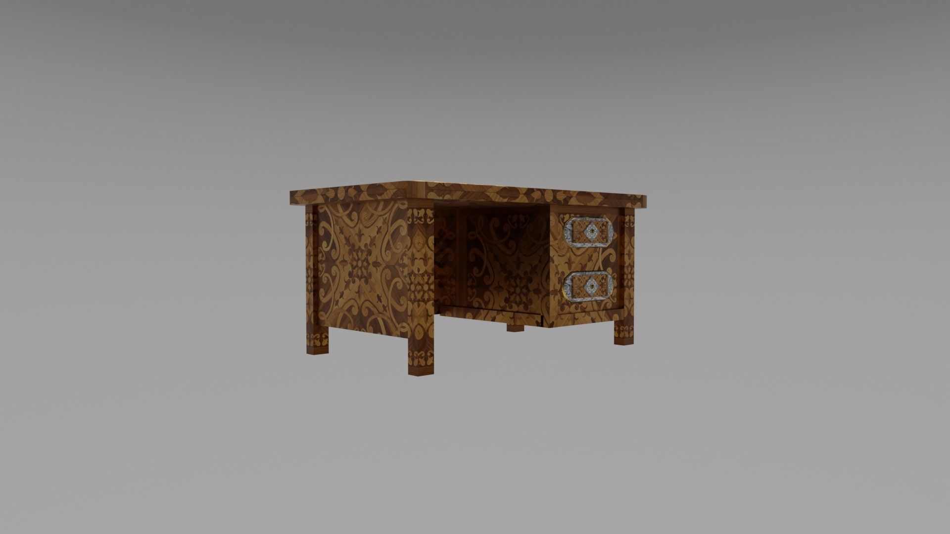 3D model Office Desk VR / AR / low-poly | CGTrader