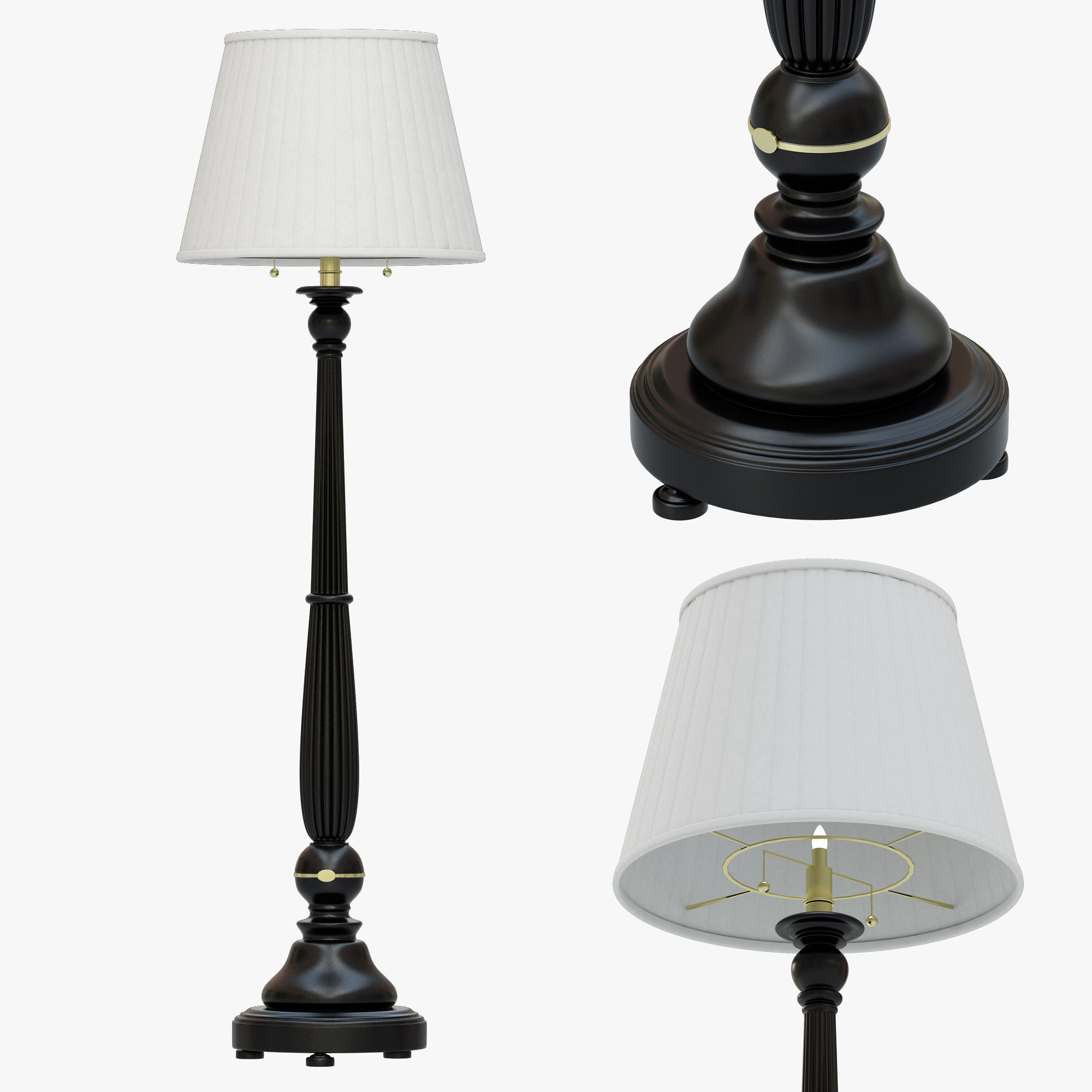 Ralph Lauren Astor Floor Lamp 3d Model