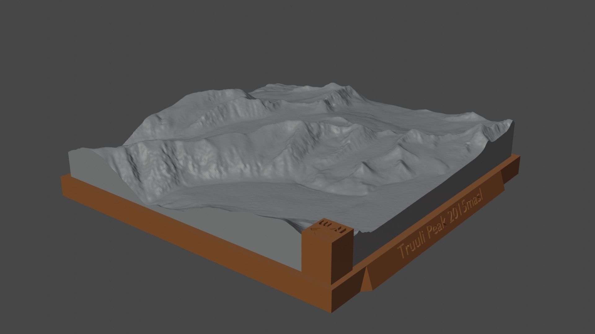 Truuli Peak 3D model 3D printable CGTrader