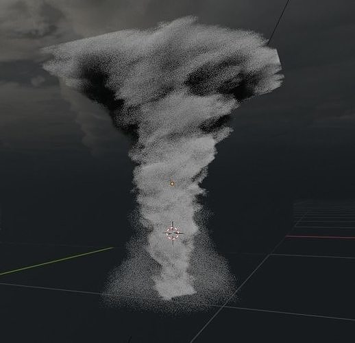 tornado in sky free 3D model CGTrader