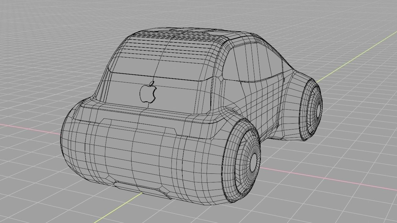 APPLE CONCEPT CAR G2 rigged 3D model rigged | CGTrader