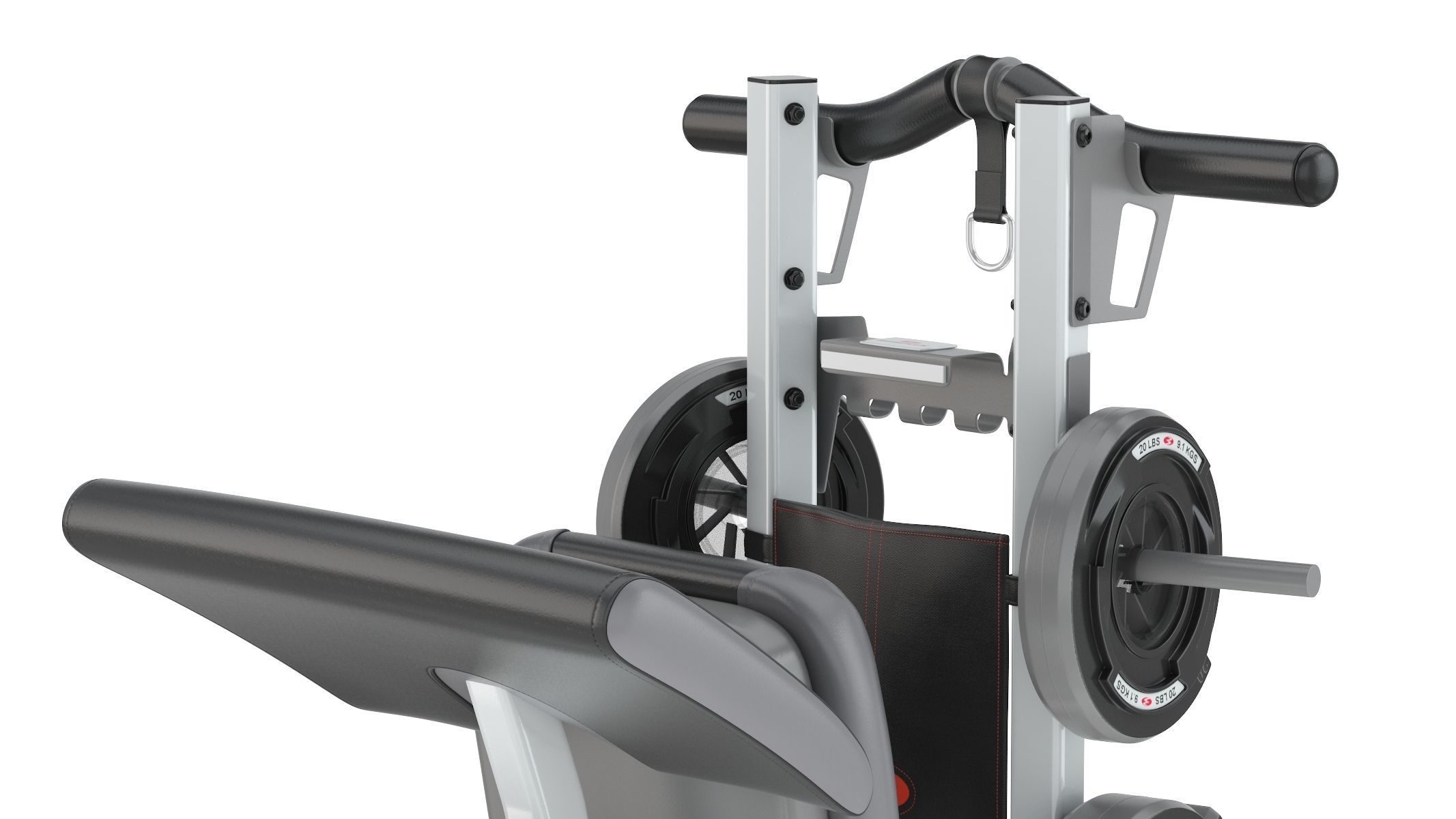 Bowflex Revolution Accessory Rack 3D Model CGTrader