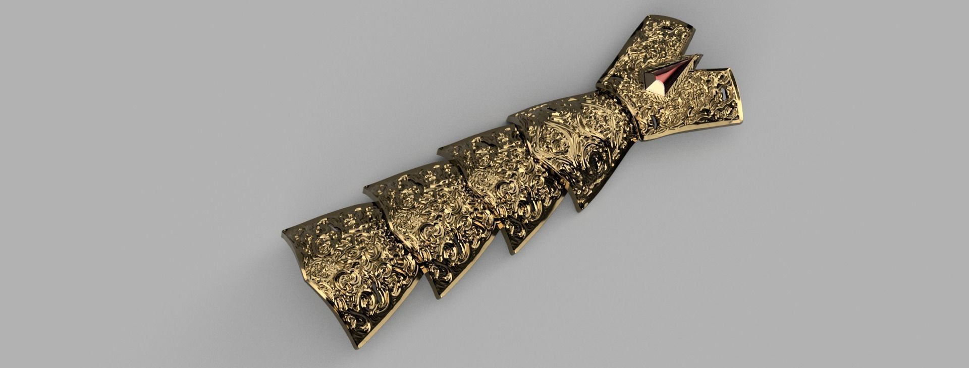 The legend of Zelda Ocarina of time Golden Gauntlets 3D model 3D