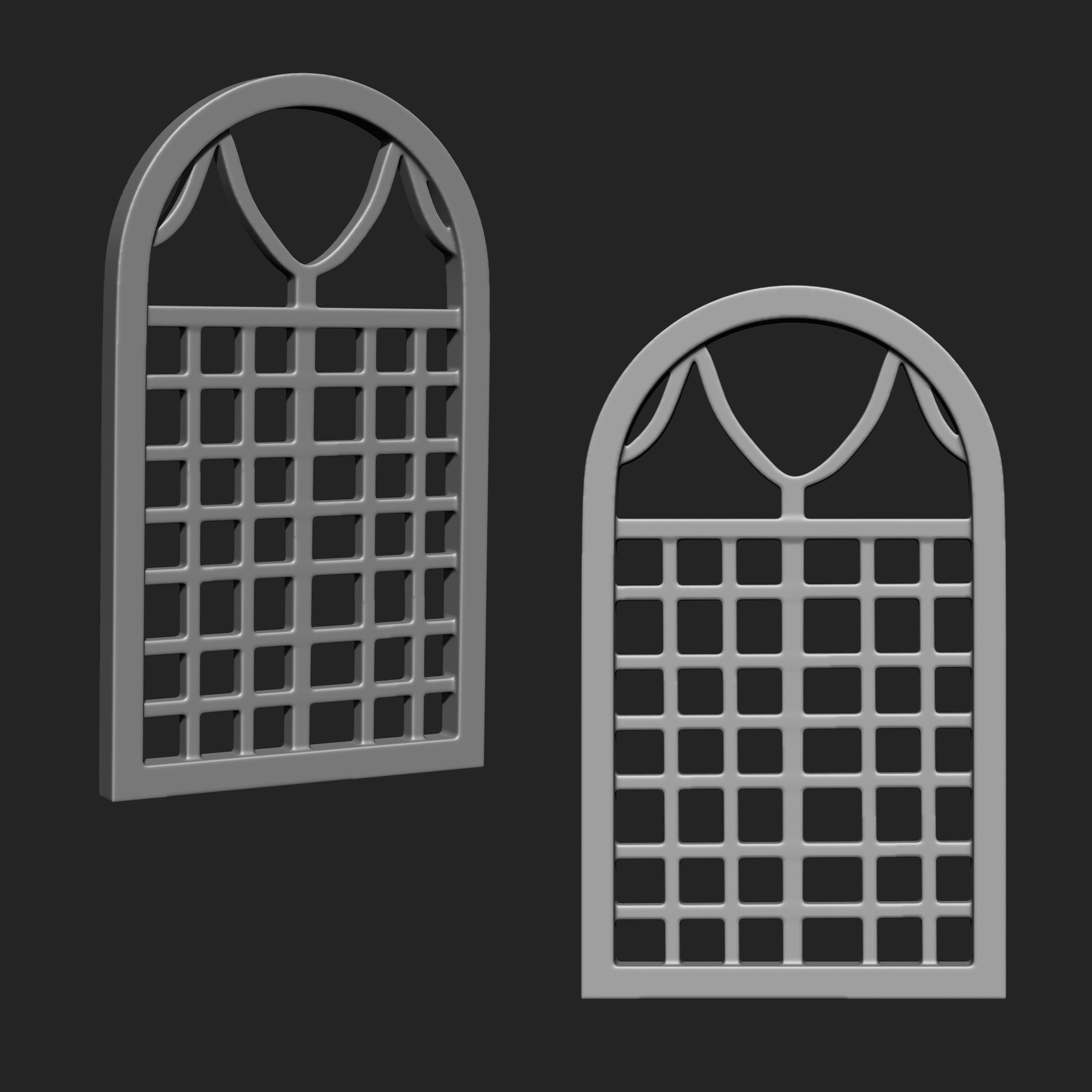 Wooden Window IMM Brush Pack 10 in One Vol 2 3D model | CGTrader