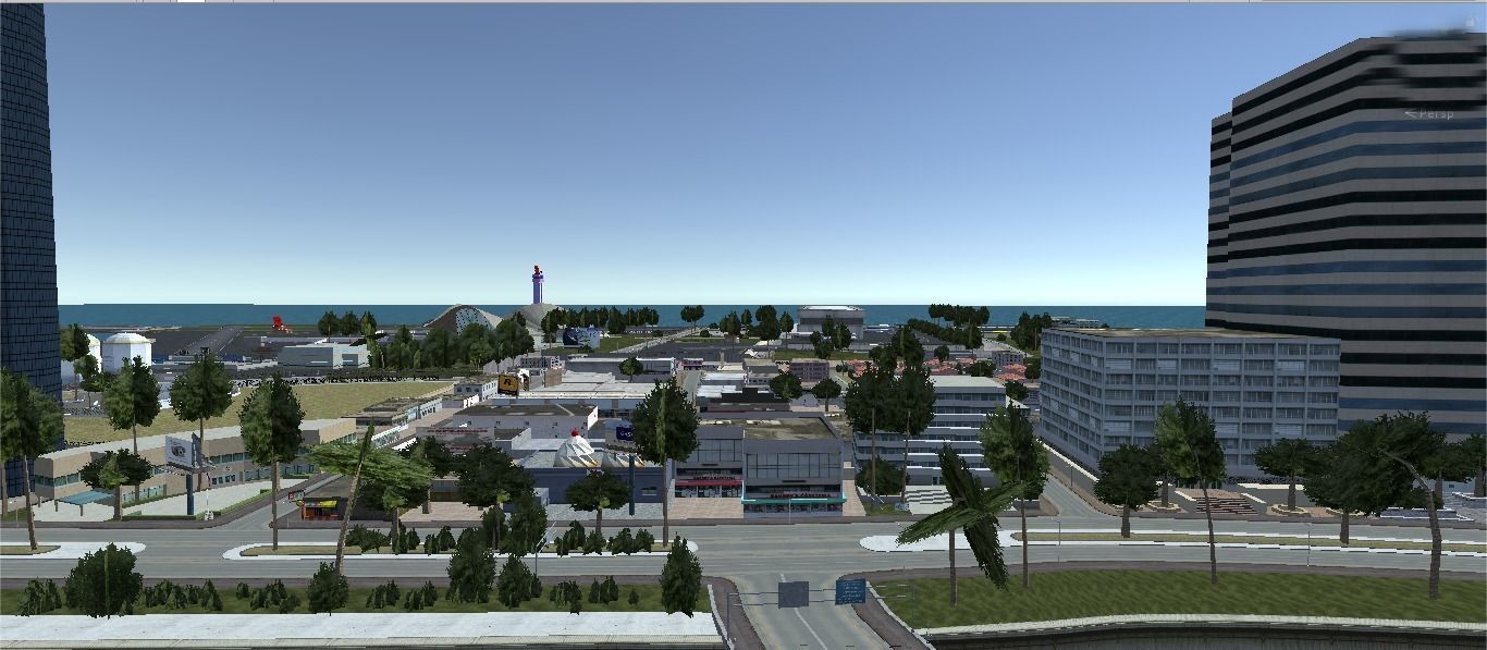 Gta vice city map 3d model cgtrader