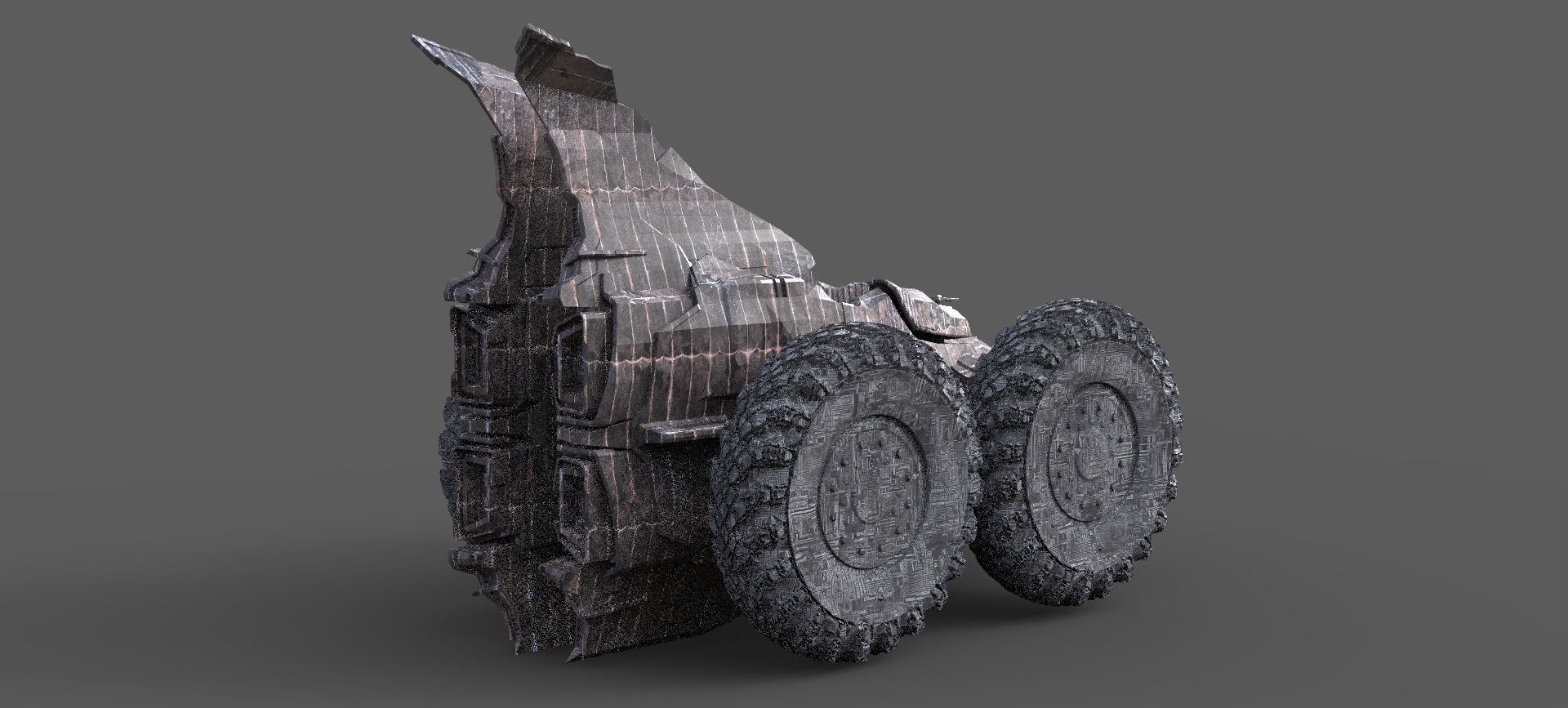 Space Roamer Mining laser Rover 2 3D model | CGTrader