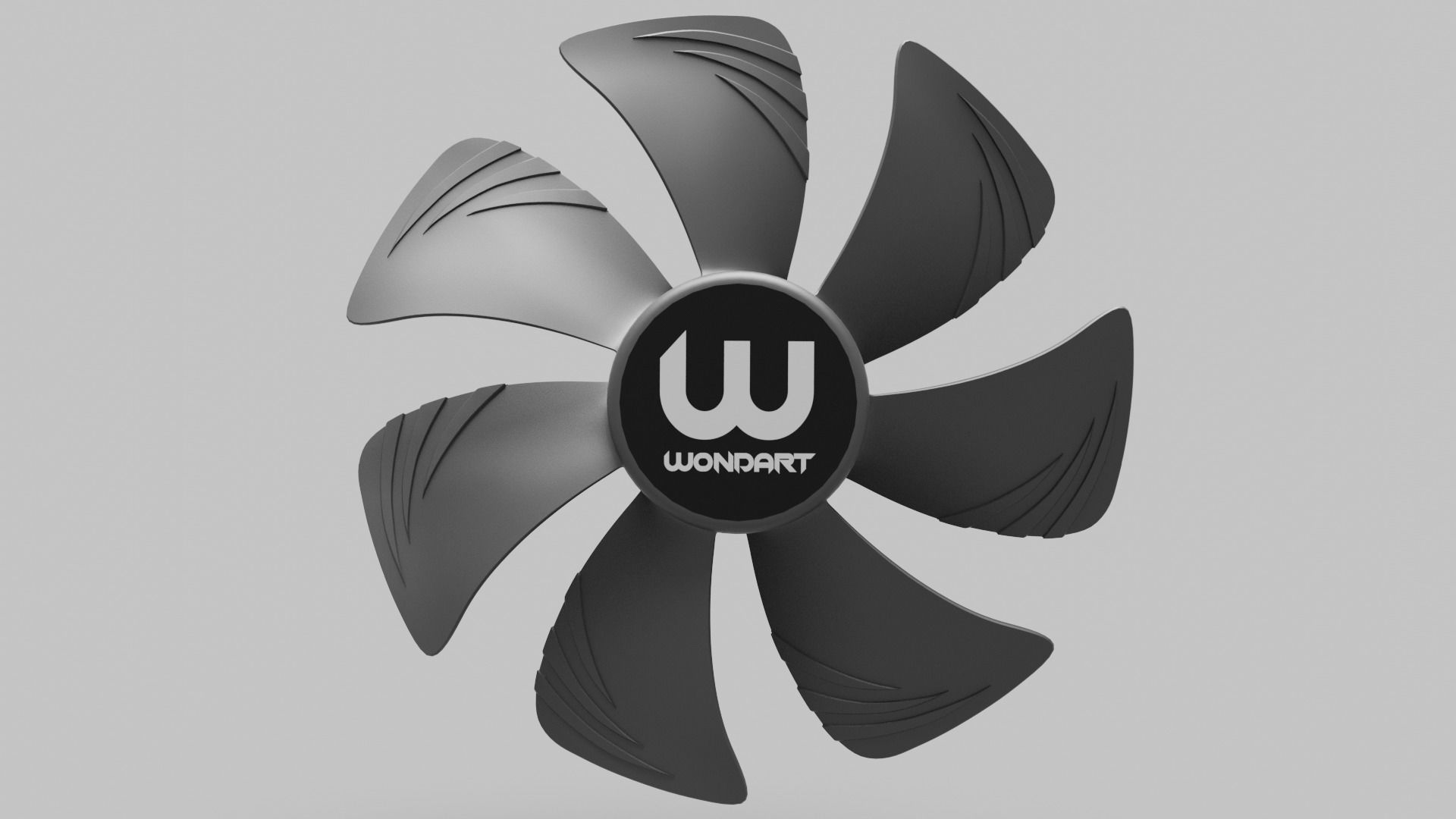 3D model Computer Cooling Fan Blade part VR / AR / lowpoly CGTrader