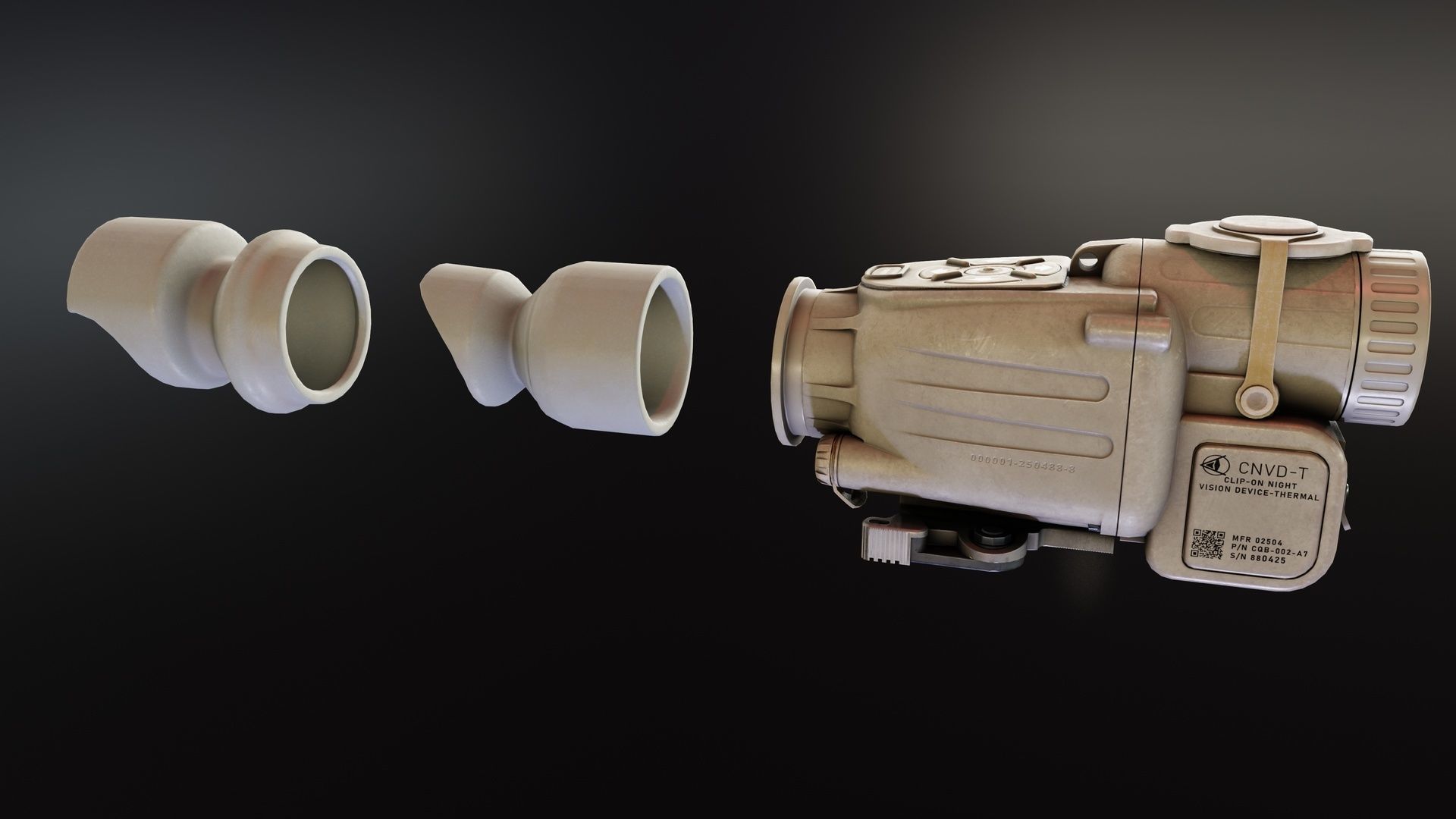 3D model EOTech CNVDT thermal night vision VR / AR / lowpoly CGTrader