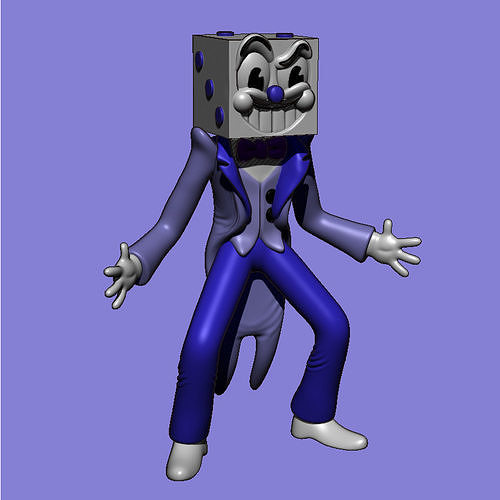 King Dice 3D model 3D printable CGTrader