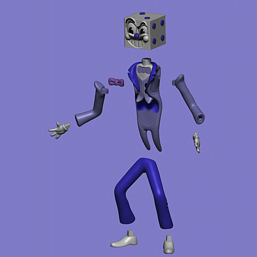 King Dice 3D model 3D printable CGTrader